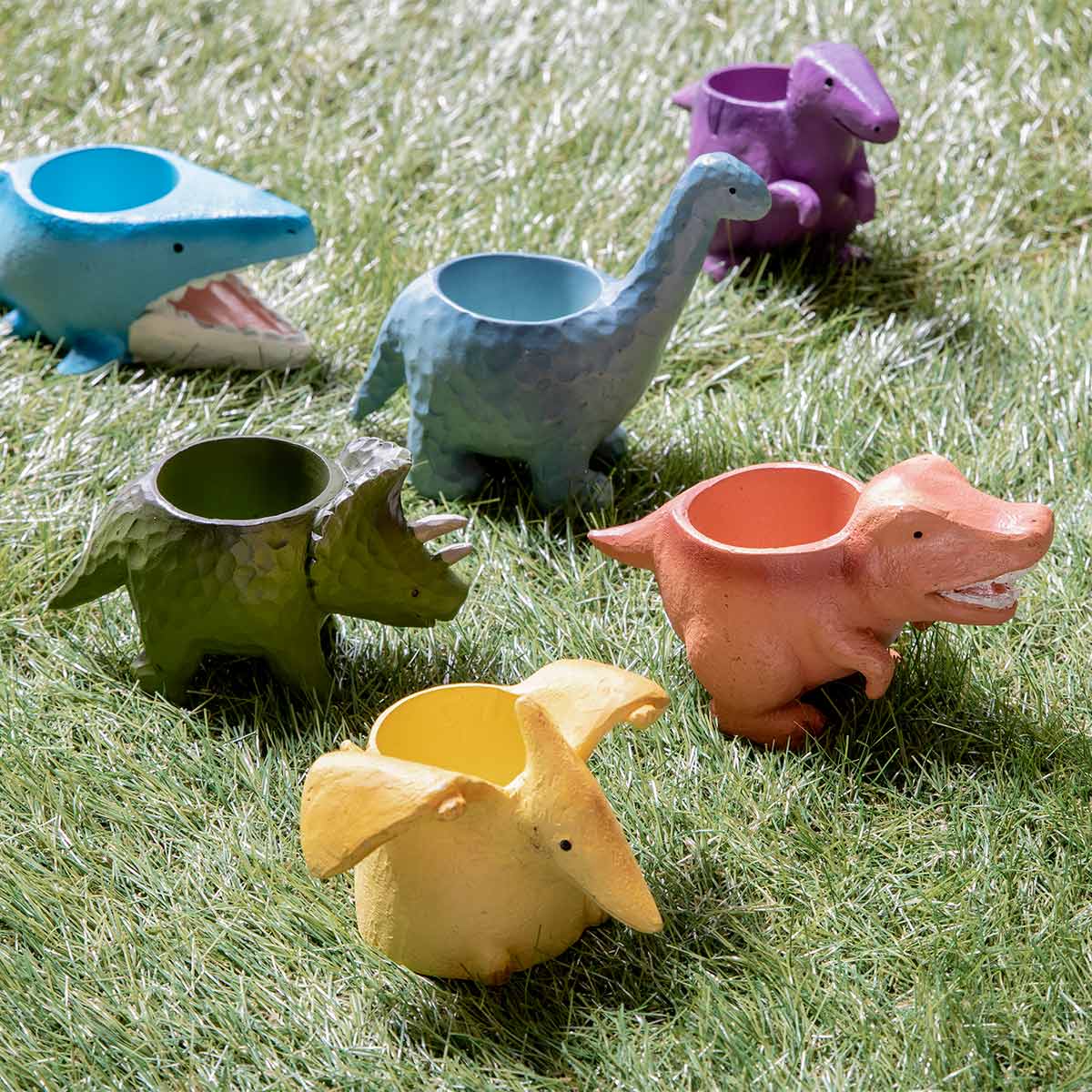 プランター 恐竜シリーズ モササウルス （ 植木鉢 プラントポット 植物