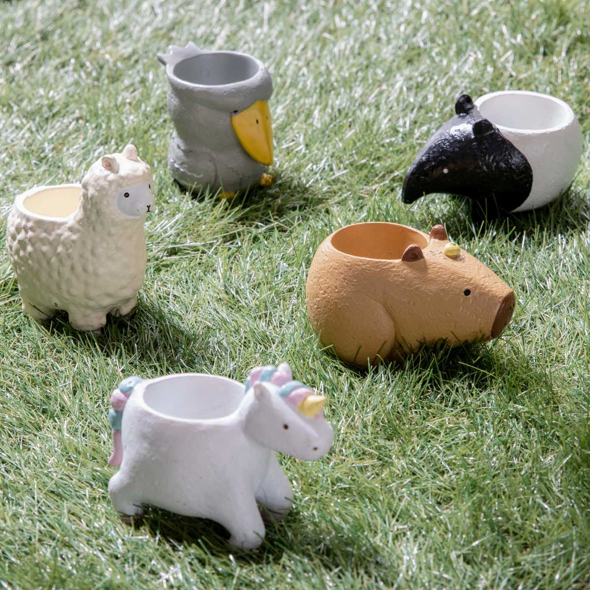 プランター 珍獣シリーズ カピバラ （ 植木鉢 プラントポット 植物用