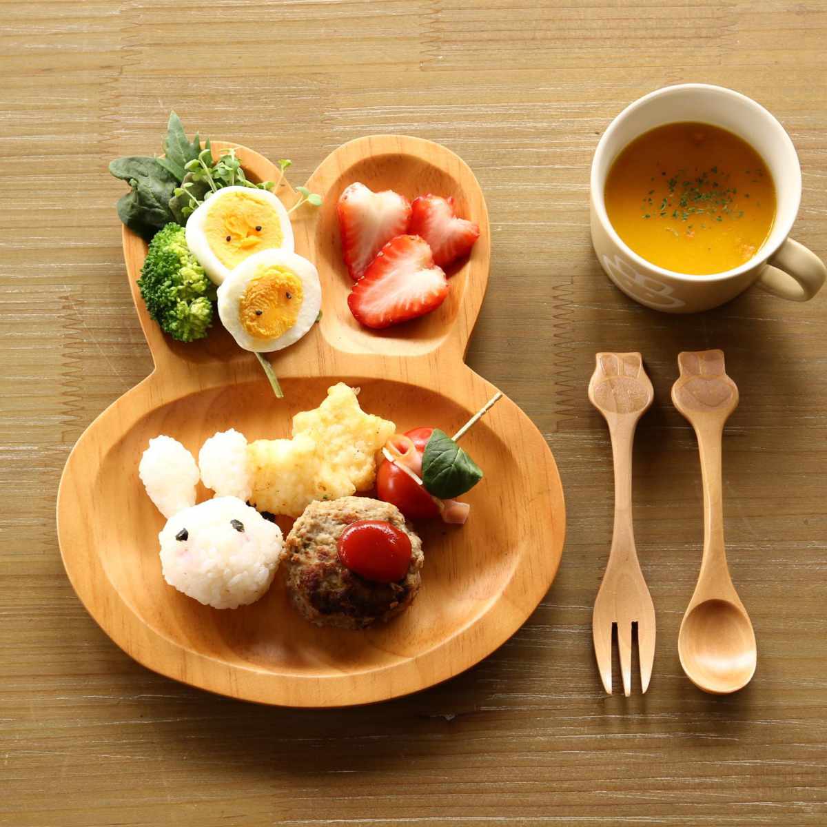 子供用食器 ギフトセット プチママン ランチプ...の詳細画像2