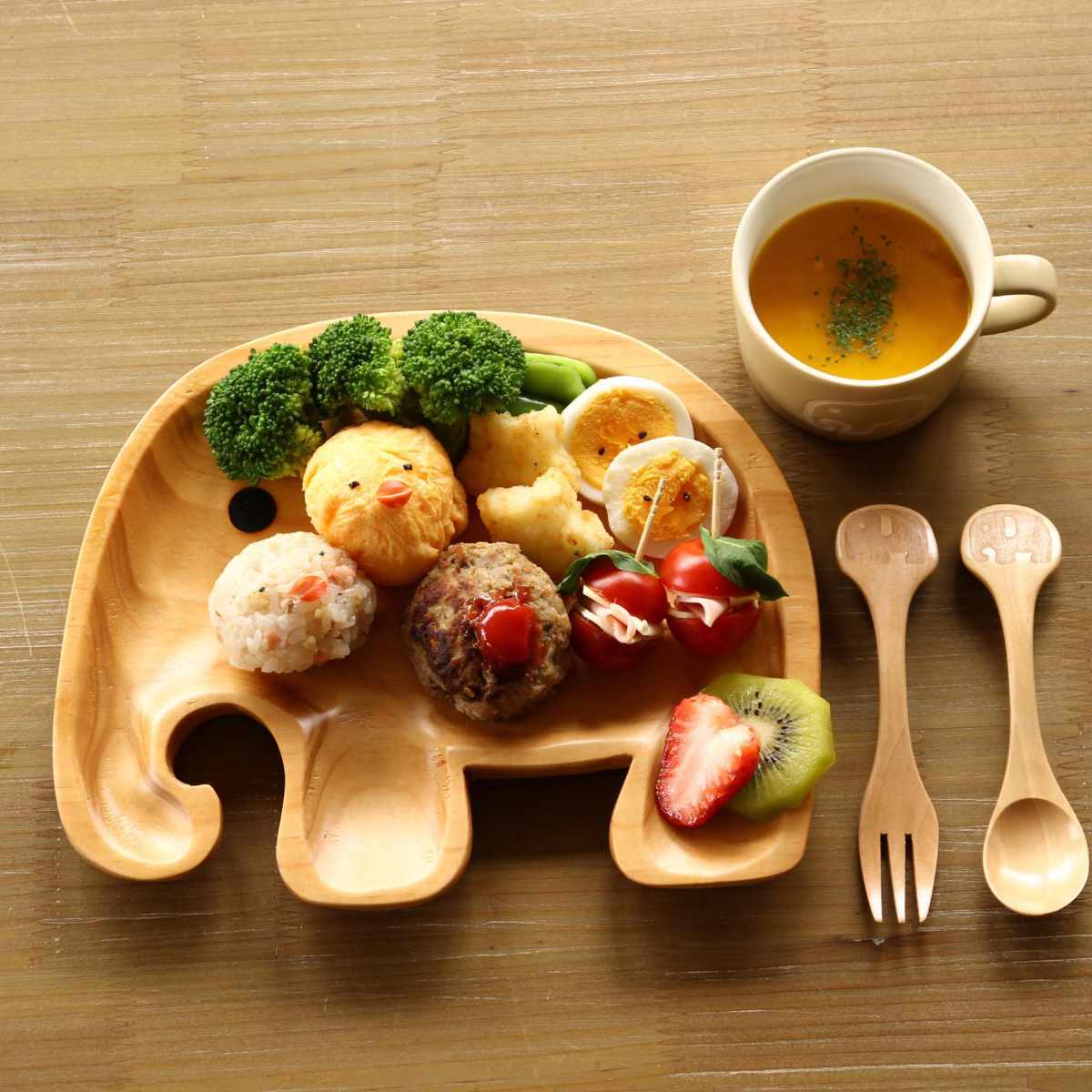 子供用食器 ギフトセット プチママン ランチプ...の詳細画像4