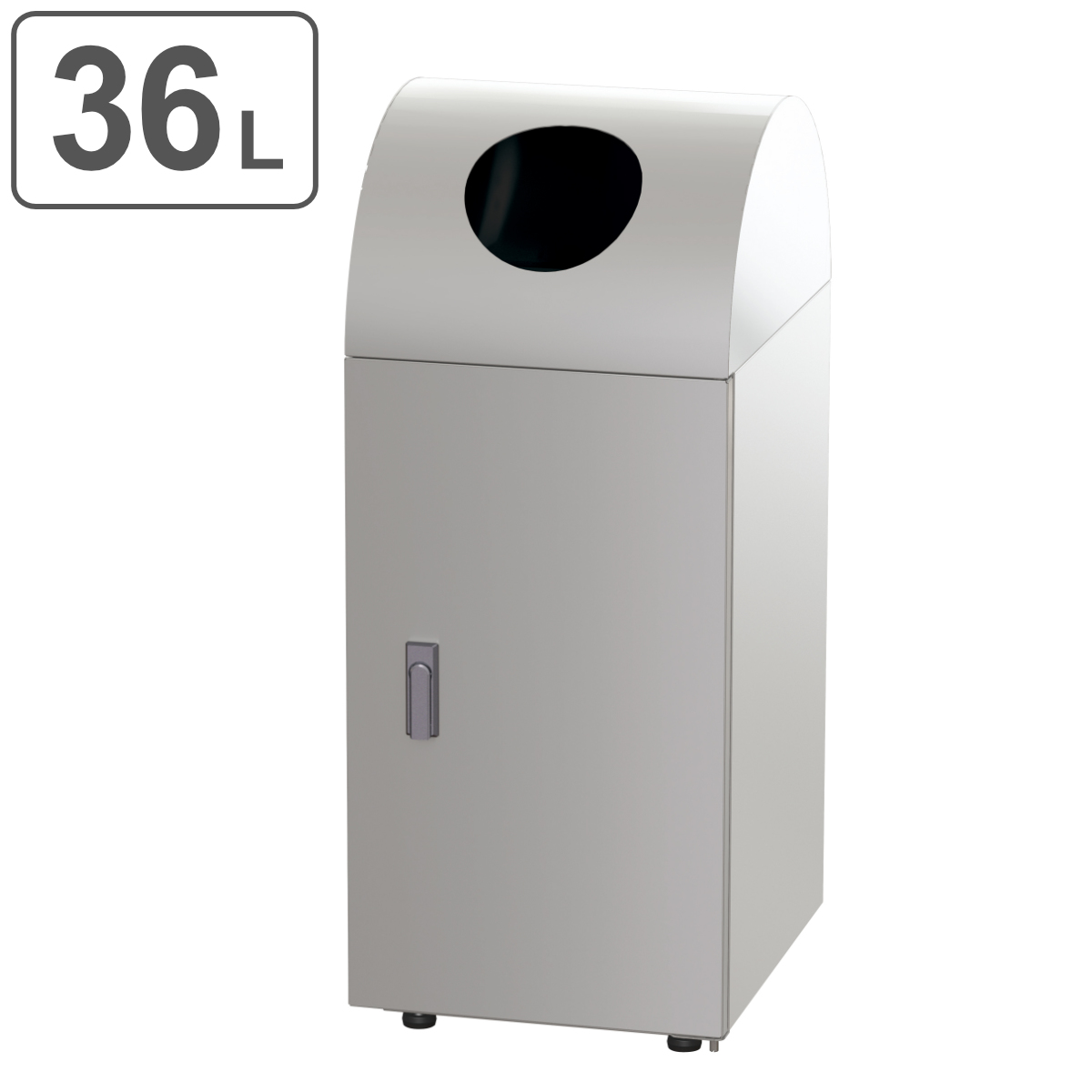 屋内用ゴミ箱 業務用ダストボックス 36L 幅35cm PETボトル用タイプ リサイクルトラッシュ ステンレスヘアライン仕上げ （ 法人限定 ゴミ箱 ダストボックス ）