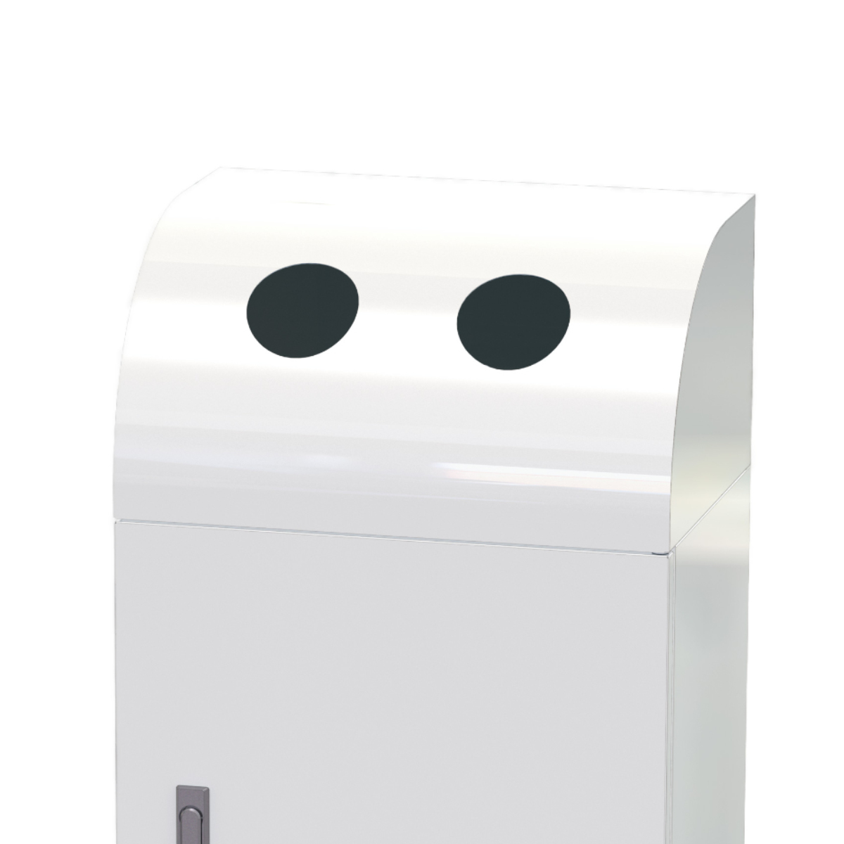 屋内用ゴミ箱 業務用ダストボックス 36L 幅50cm ビン・カン用タイプ リサイクルトラッシュ （ 法人限定 ゴミ箱 ダストボックス 屋内 36リットル ）_6