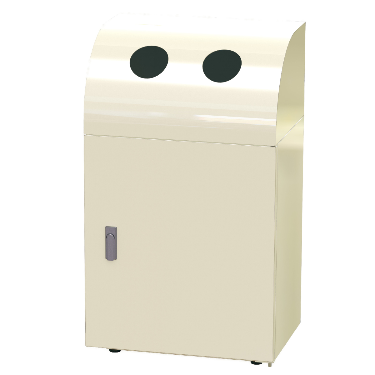 屋内用ゴミ箱 業務用ダストボックス 36L 幅50cm ビン・カン用タイプ リサイクルトラッシュ （ 法人限定 ゴミ箱 ダストボックス 屋内 36リットル ）_9