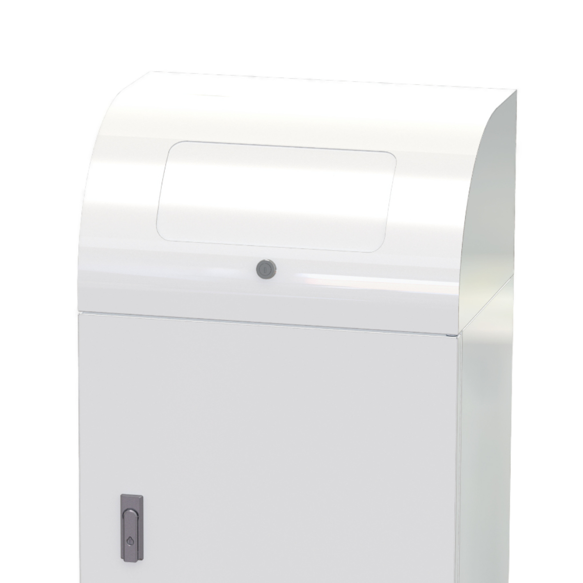 屋内用ゴミ箱 業務用ダストボックス 36L 幅50cm PUSH蓋＆カギ付 リサイクルトラッシュ （ 法人限定 ゴミ箱 ダストボックス 屋内 36リットル ）_6