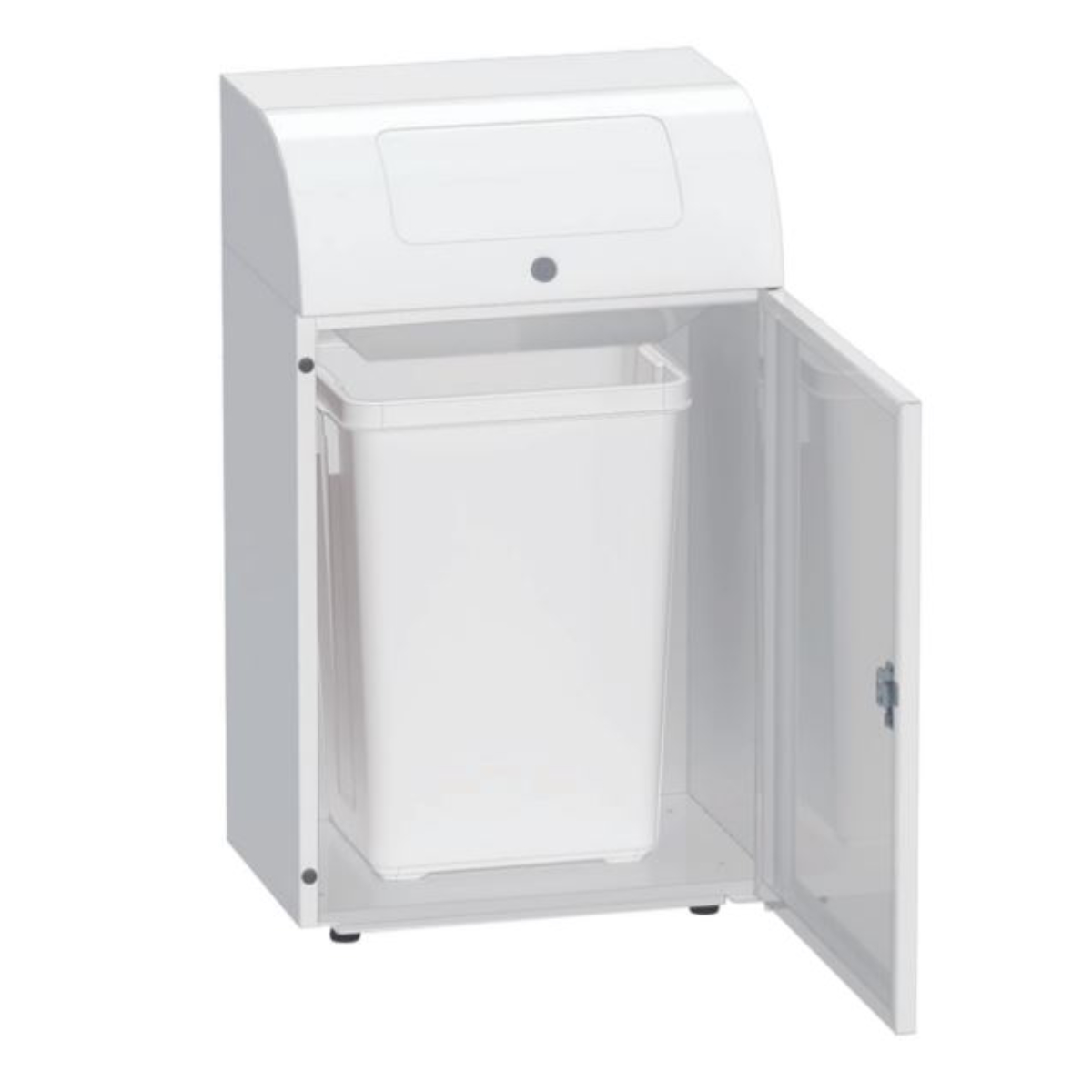 屋内用ゴミ箱 業務用ダストボックス 36L 幅50cm PUSH蓋＆カギ付 リサイクルトラッシュ （ 法人限定 ゴミ箱 ダストボックス 屋内 36リットル ）_7