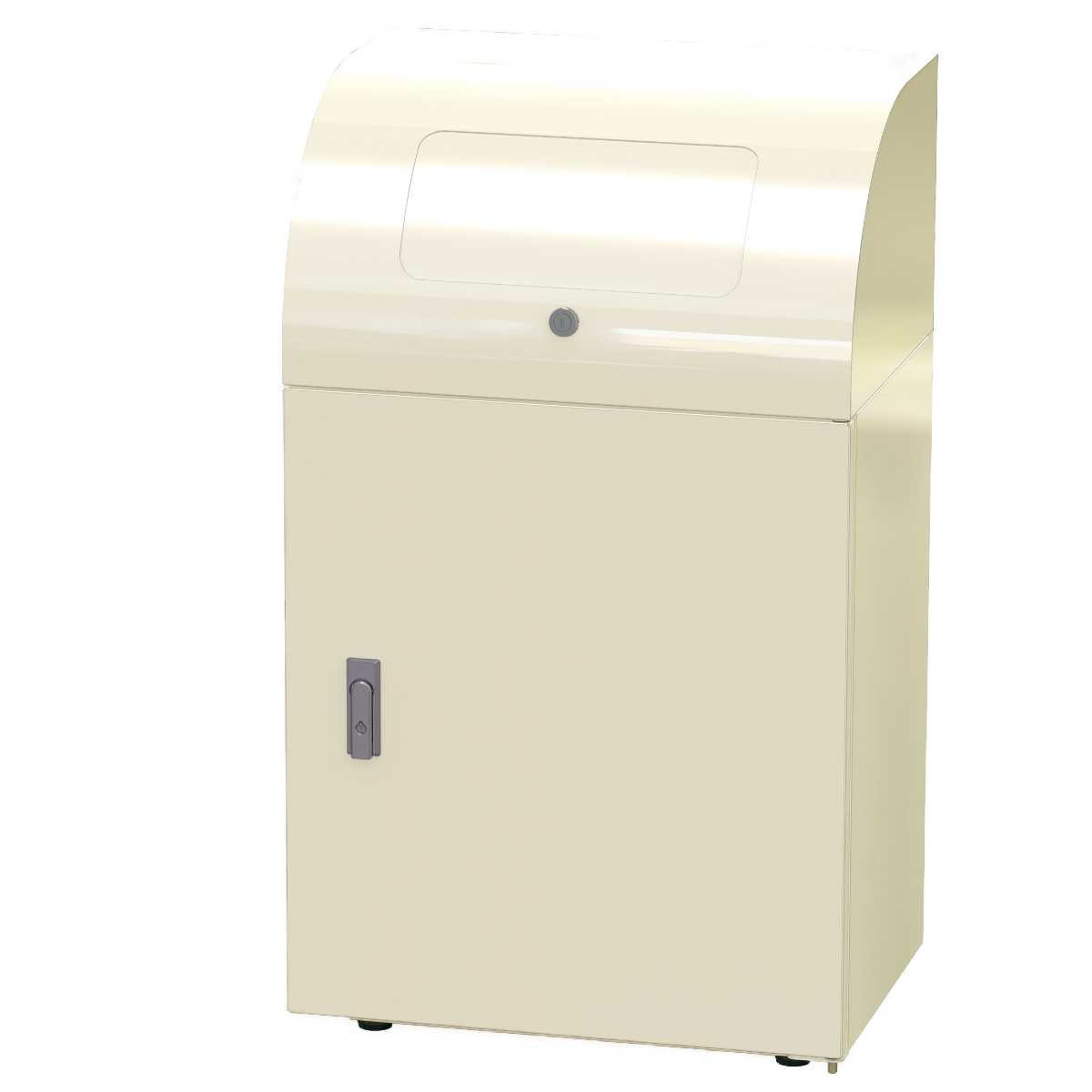屋内用ゴミ箱 業務用ダストボックス 36L 幅50cm PUSH蓋＆カギ付 リサイクルトラッシュ （ 法人限定 ゴミ箱 ダストボックス 屋内 36リットル ）_9