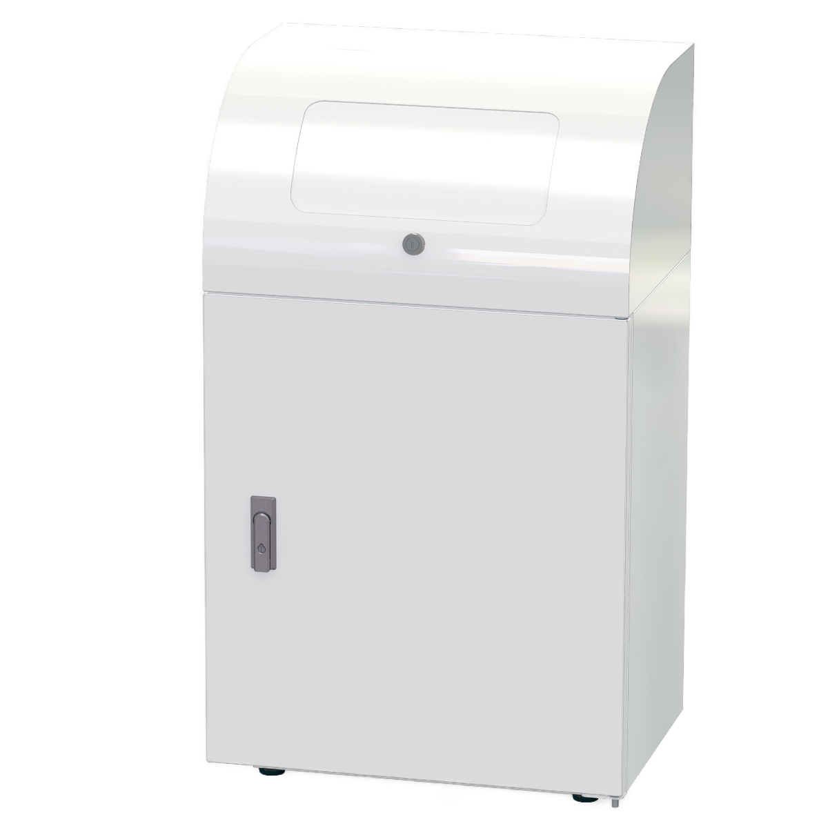 屋内用ゴミ箱 業務用ダストボックス 36L 幅50cm PUSH蓋＆カギ付 リサイクルトラッシュ （ 法人限定 ゴミ箱 ダストボックス 屋内 36リットル ）_10
