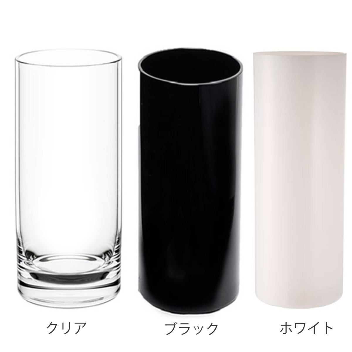 花瓶 割れないガラス PVシリンダー 直径12...の詳細画像2