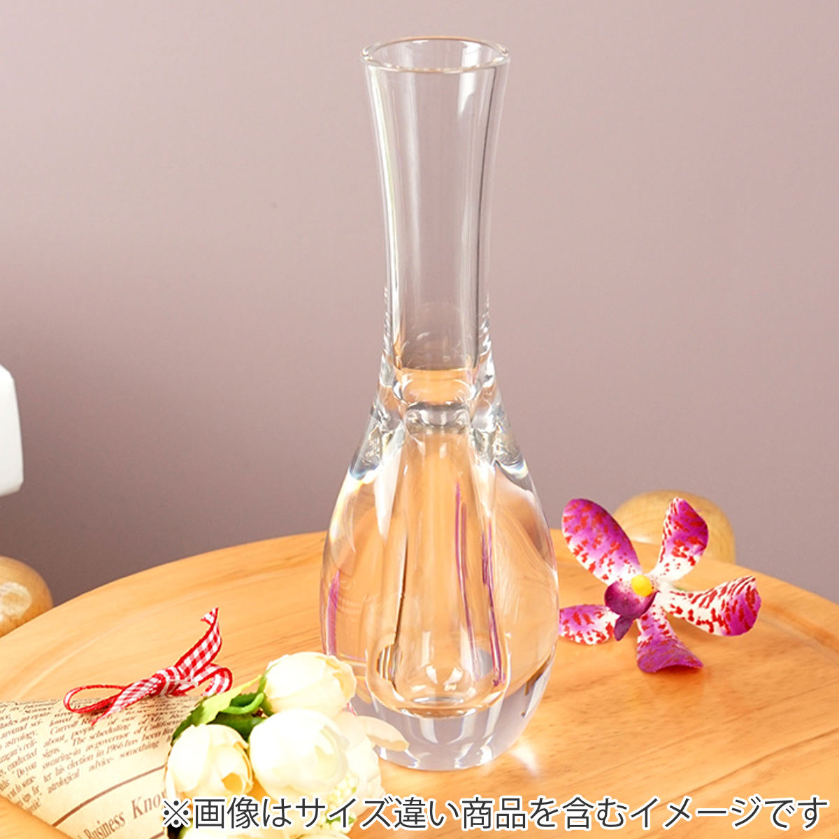 花瓶 割れないガラス PVウォータードロップ ...の詳細画像3