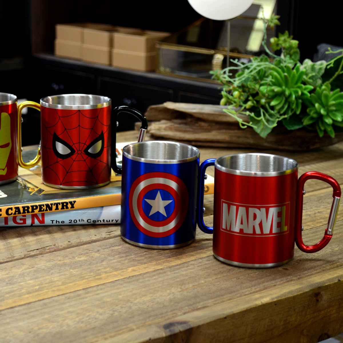 MARVEL（マーベル） マグカップ 300ml アベンジャーズ カラビナマグ