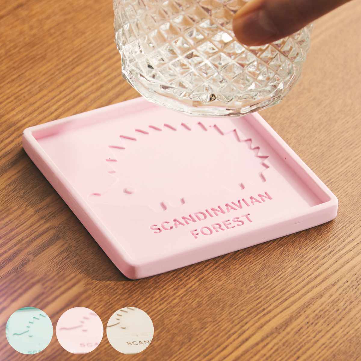 �R�[�X�^�[ 10cm �X�N�G�A SCANDINAVIAN FOREST �]���y �i �]���y�R�[�X�^�[ �p�^ �L�b�`���G�� �j