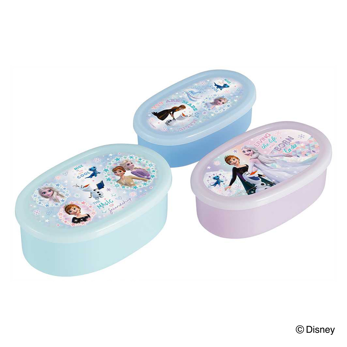 Disney（ディズニー） 弁当箱 抗菌 3個セット アナと雪の女王 （ アナ