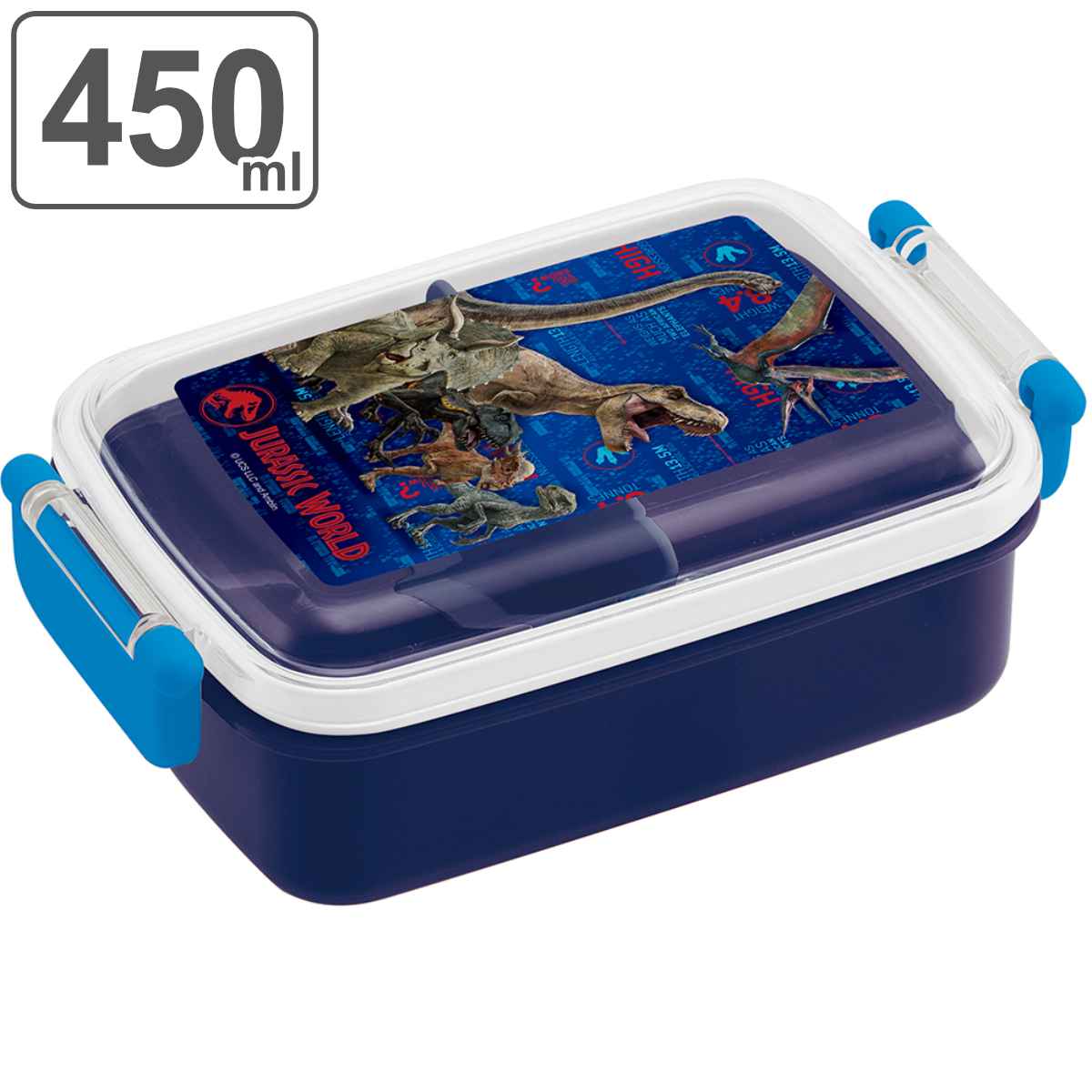 スケーター 弁当箱 1段 450ml 抗菌 ふわっと タイトランチ
