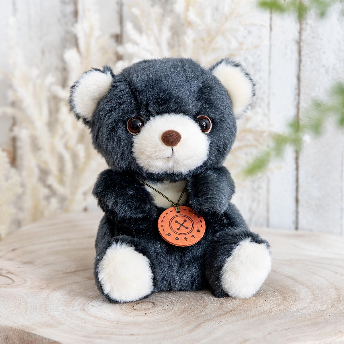 ぬいぐるみ potte ツキノワグマ （ ヌイグルミ 熊 くま 動物 雑貨