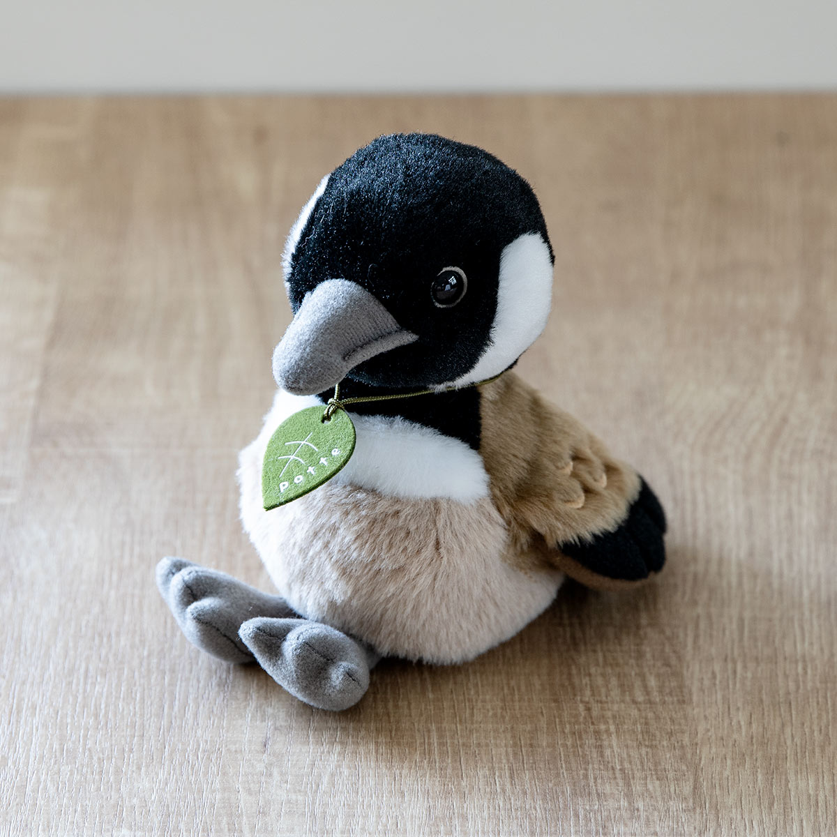 ぬいぐるみ potte シジュウカラガン （ ヌイグルミ 鳥 動物 雑貨 インテリア アニマル グッズ ベビー 赤ちゃん プレゼント ギフト かわいい ）