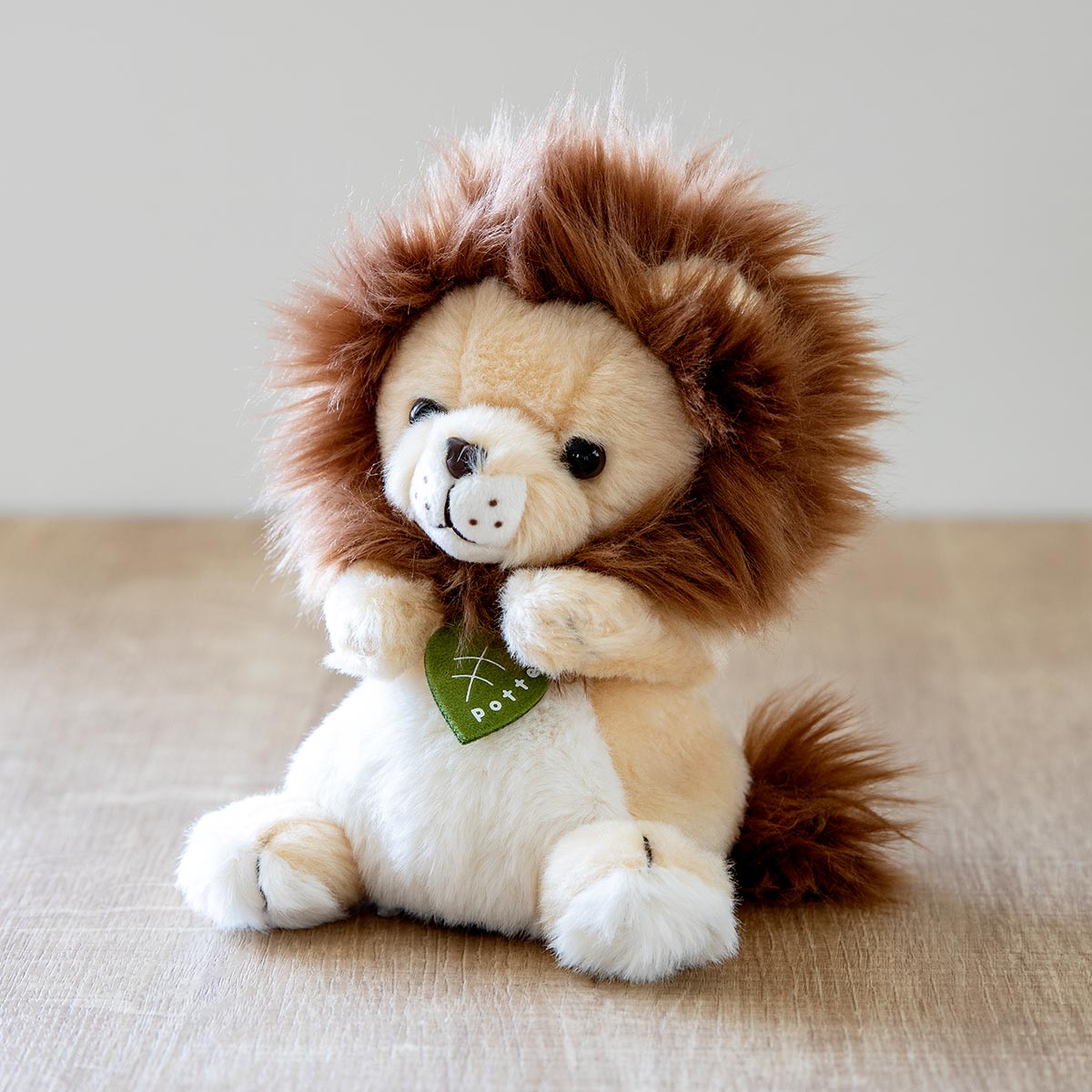 ぬいぐるみ potte オスライオン （ ヌイグルミ ライオン オス 動物 雑貨 インテリア アニマル グッズ ベビー 赤ちゃん プレゼント ギフト かわいい ）