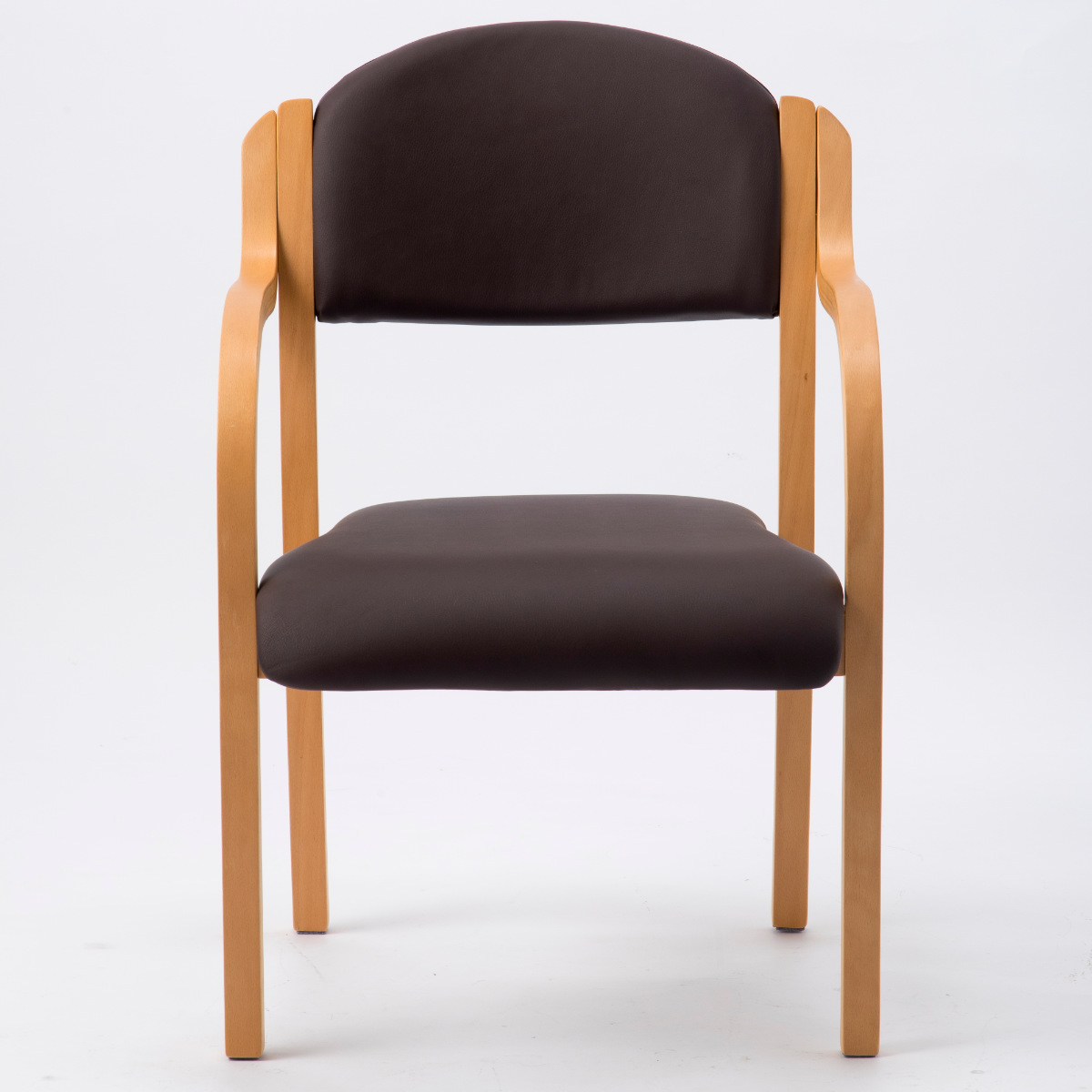 多目的チェア 同色2脚セット 座面高43cm 肘掛け 木製 完成品 （ 法人