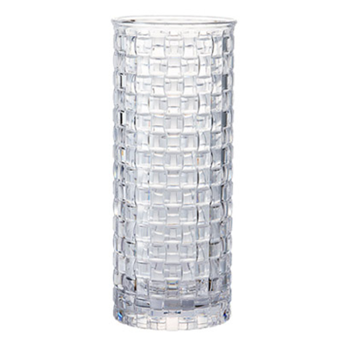 花瓶 割れないガラス PVクリスタMOSAIC 直径12.5×高さ30cm