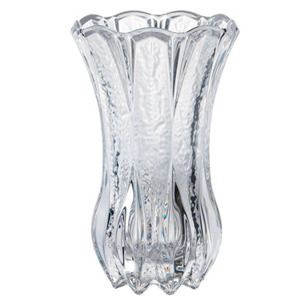 花瓶 割れないガラス PVクリスタグランドベース 直径19×高さ30.5cm