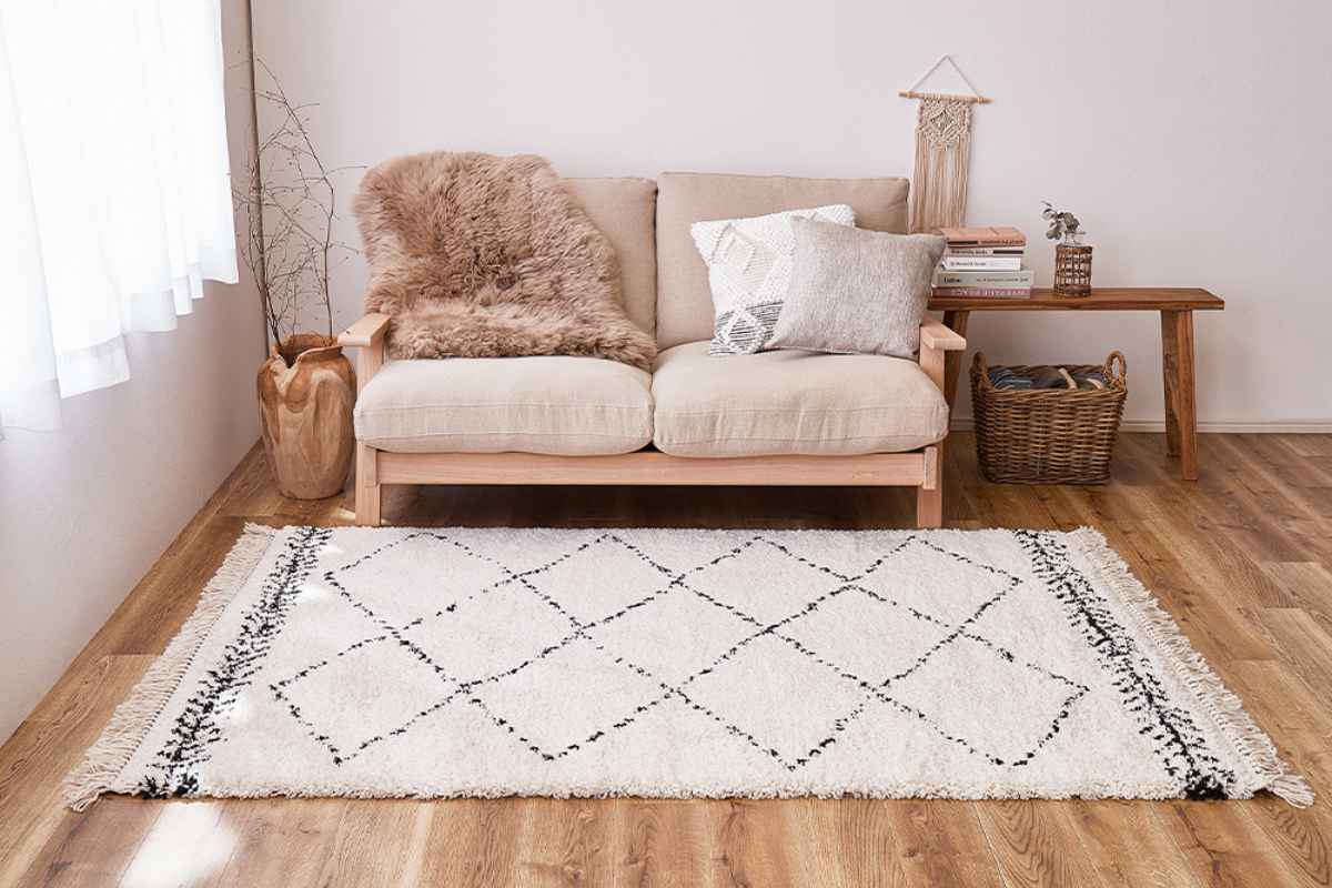 HAGiHARA（萩原） ラグ ベルギー製 ウィルトンラグ BOHO ベニワレン