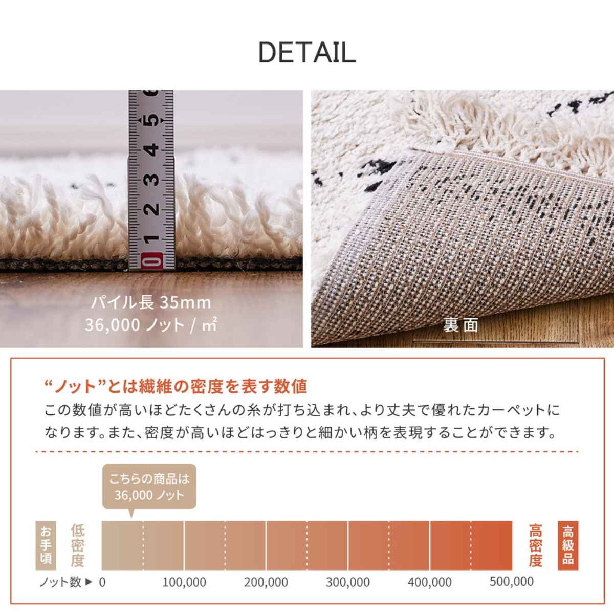 HAGiHARA（萩原） ラグ ベルギー製 ウィルトンラグ BOHO ベニワレン