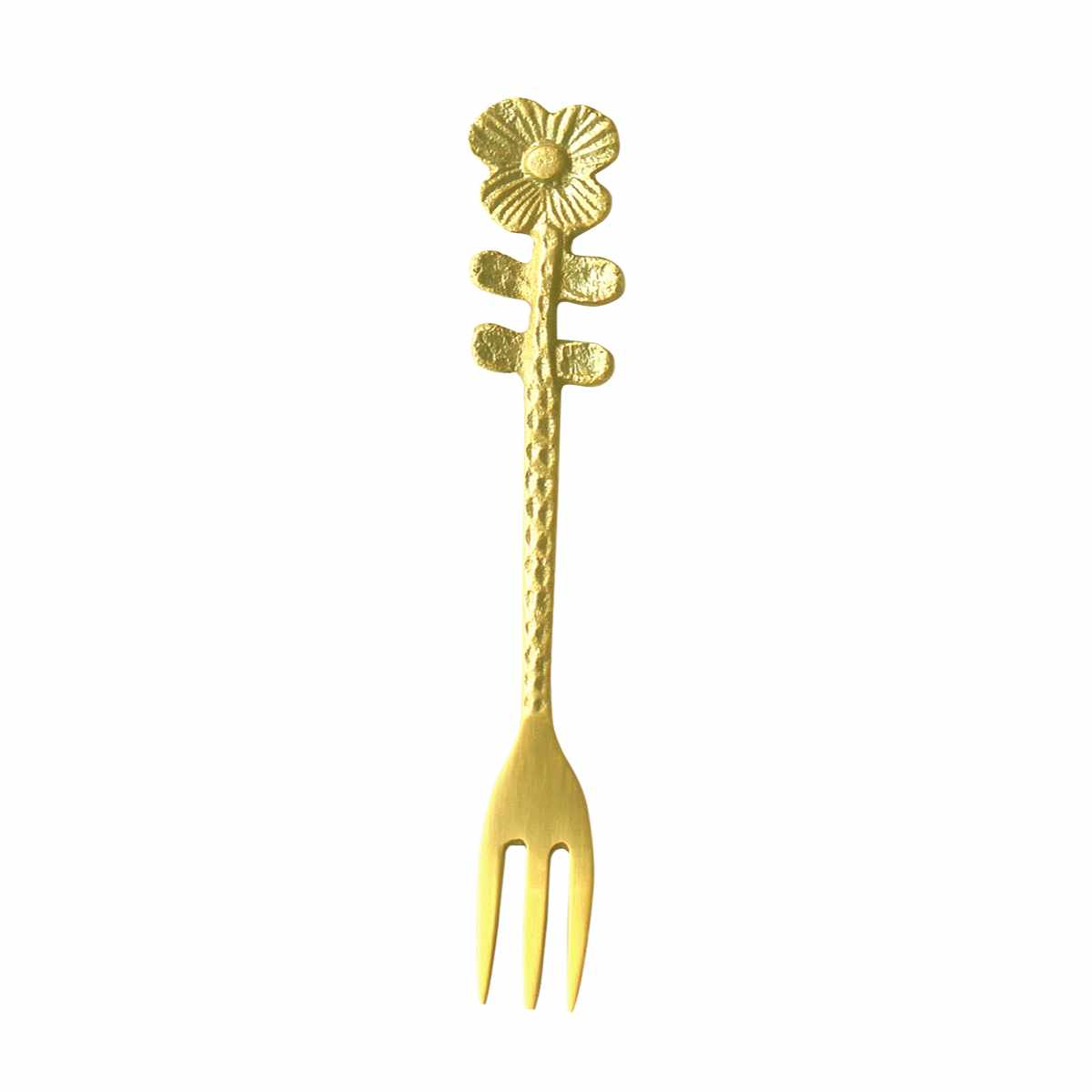 フォーク 13.5cm ブラスカトラリー フラワー ベロニカ ブラス ( ケーキフォーク カトラリー 洋食器 ) 関連画像4