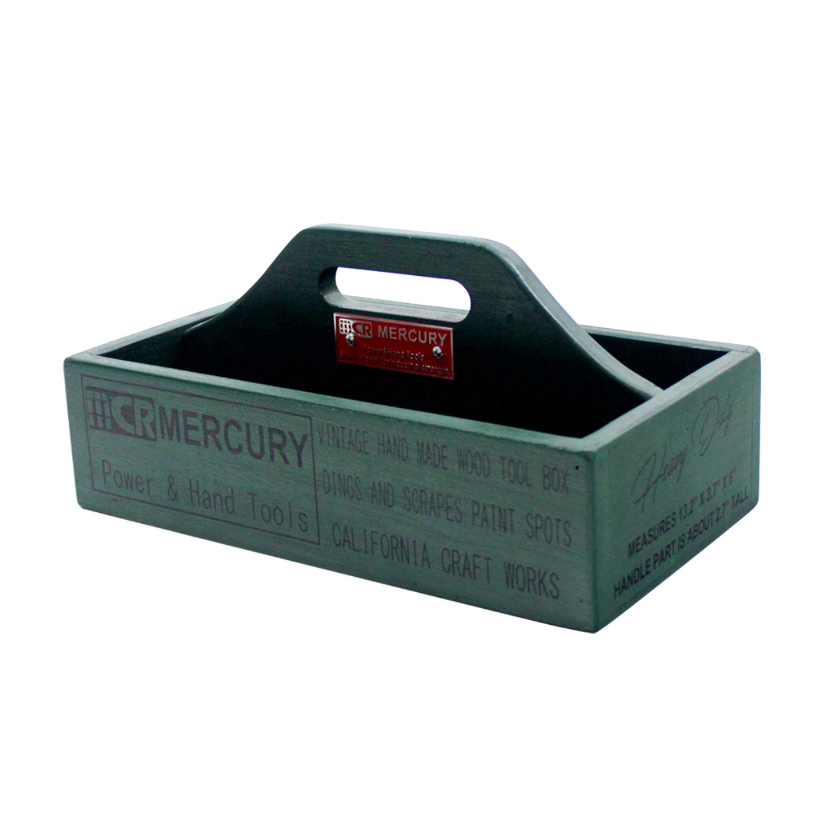 収納ボックス ウッドハンディツールボックス マーキュリー （ 幅33.8