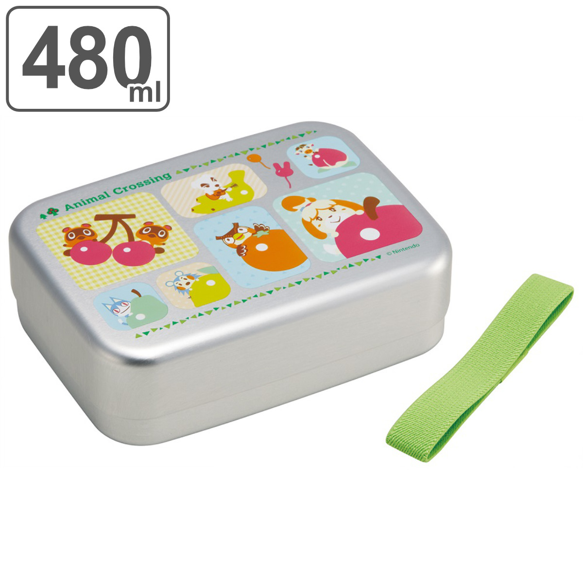 スケーター 弁当箱 1段 480ml アルミ どうぶつの森21 （ どう森 弁当箱