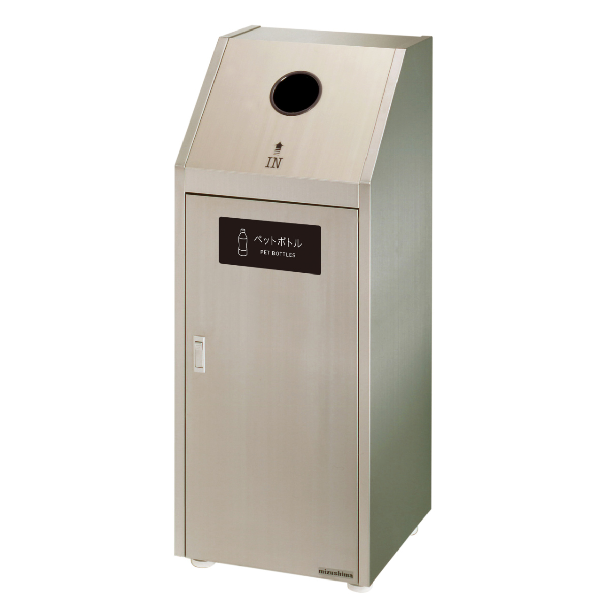 屋外用ゴミ箱 55L 丸穴蓋 業務用ダストボックス Bunbetuダストハウス