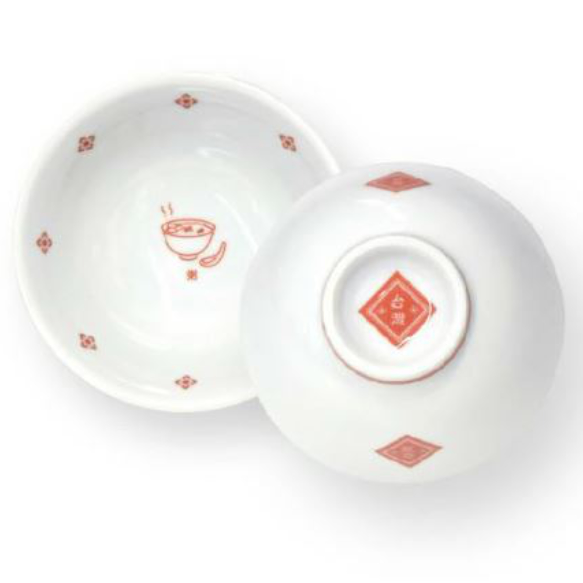 お碗 12cm 台湾ネオン 陶磁器 （ 食洗機対応 電子レンジ対応 椀 ボウル
