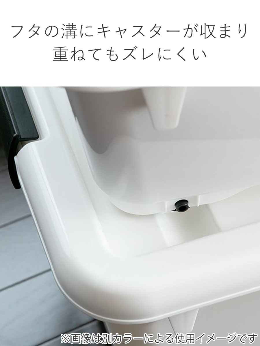 衣装ケース 押し入れ 収納ケース コロモ 幅40×奥行74×高さ31cm 深型 8個セット （ コロ付き 収納ボックス 衣類収納 収納 透明 クリア ）_9