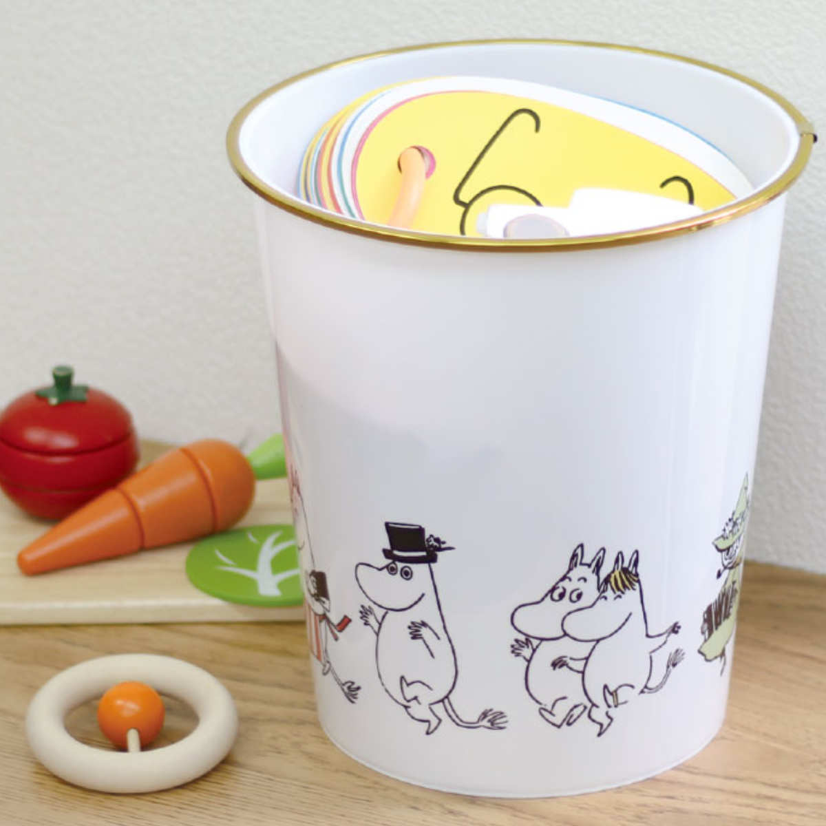 ゴミ箱 ムーミン パレード 高さ23.5cm