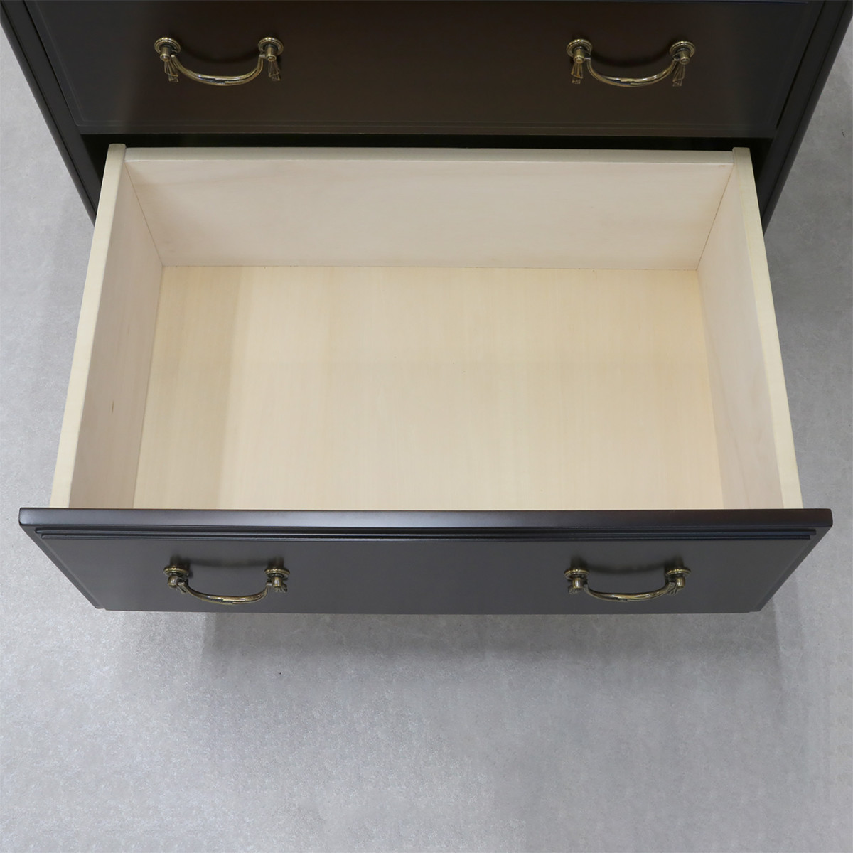 東海家具工業 チェスト 3段 クラシック調 猫脚 ミラーナ 幅70cm （ 開