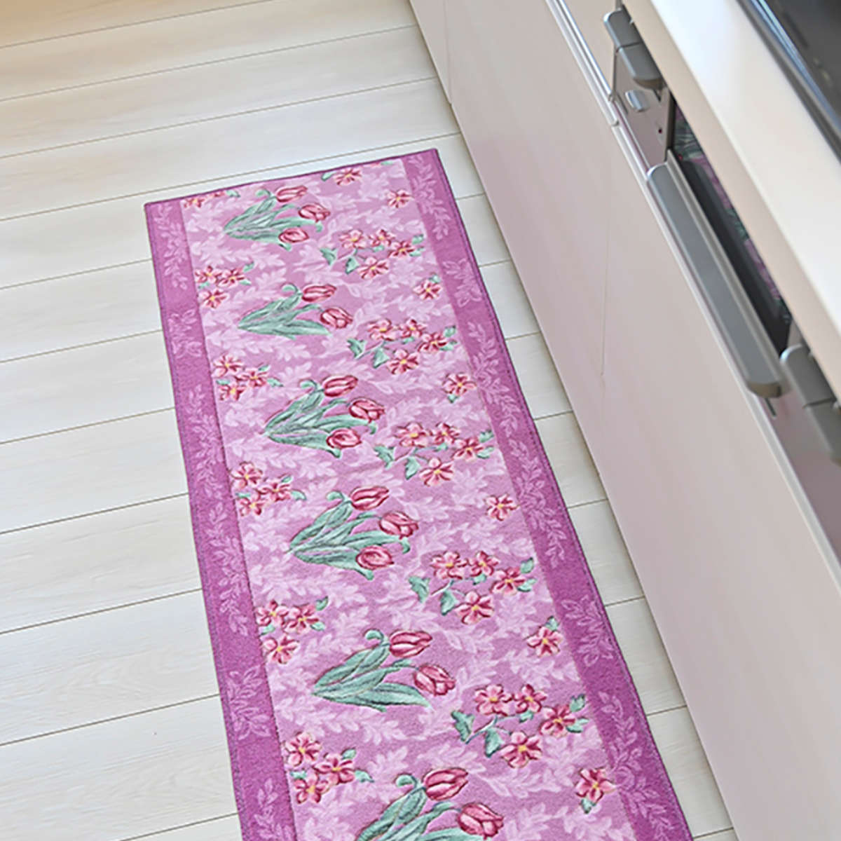 キッチンマット 花柄 ロイヤルコレクション ア...の詳細画像2