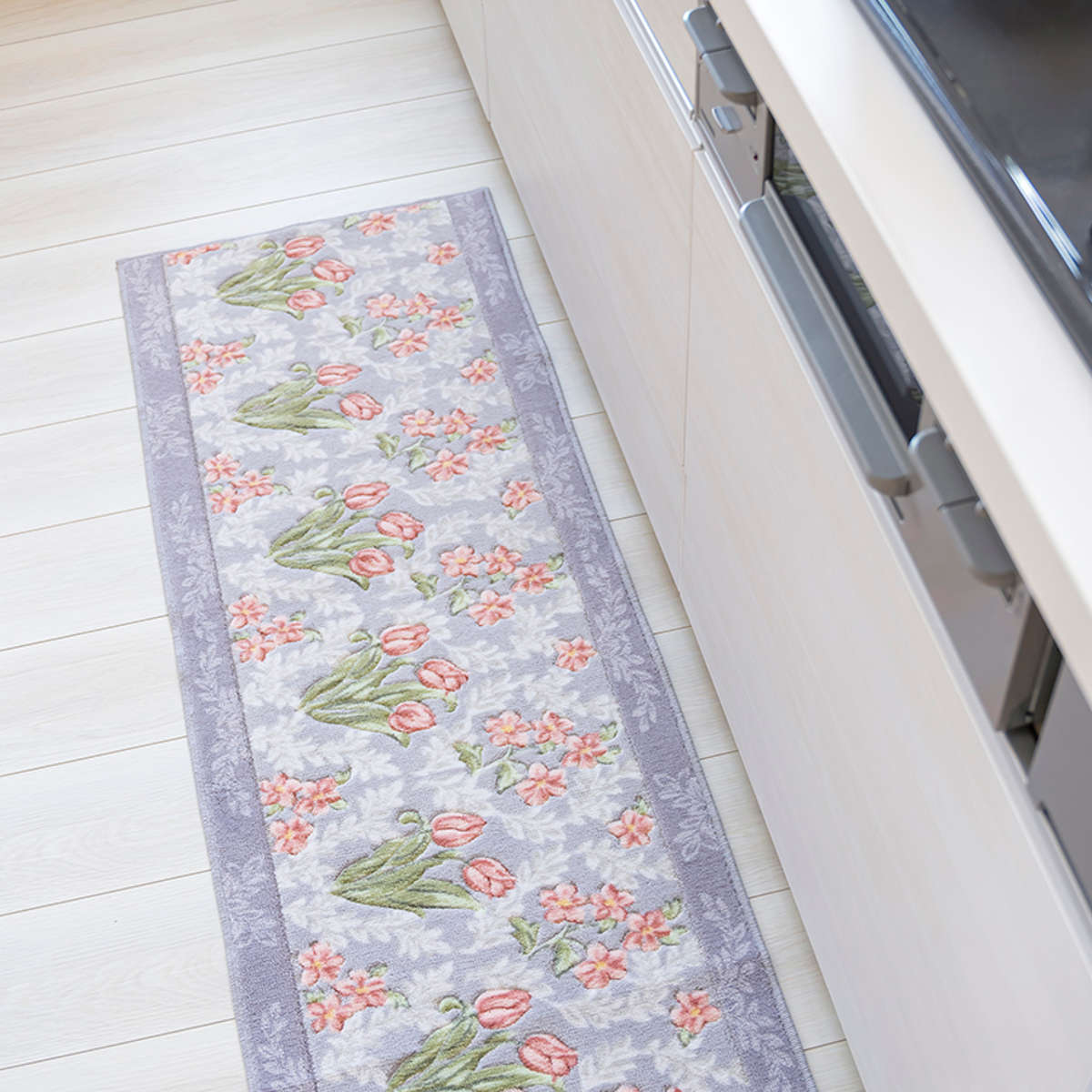キッチンマット 花柄 ロイヤルコレクション ア...の詳細画像4
