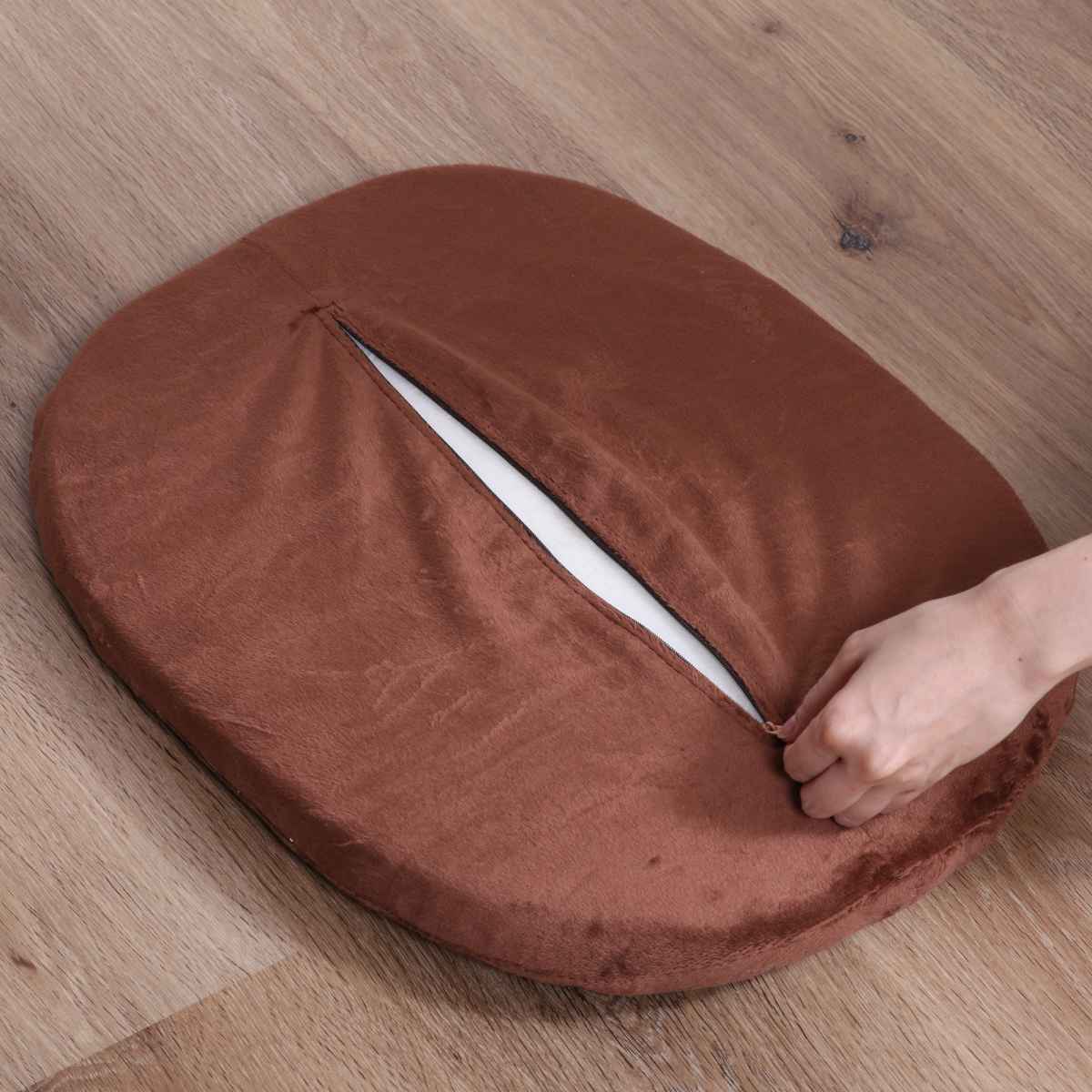 ペットソファ 幅66.5cm レザー調 クッション カバー （ ペットベッド 犬 猫 ペット家具 ペット用 ベッド ソファー ）の画像