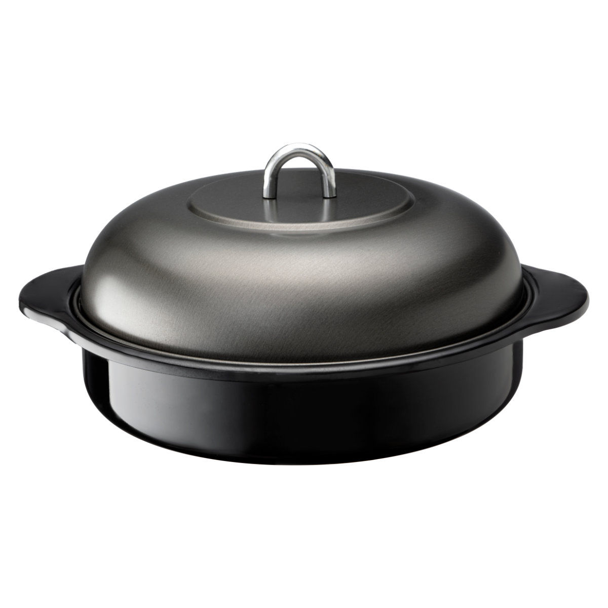 高木金属工業 焼き芋鍋 24cm IH対応 ホーロー石焼きいも器 （ IH ガス