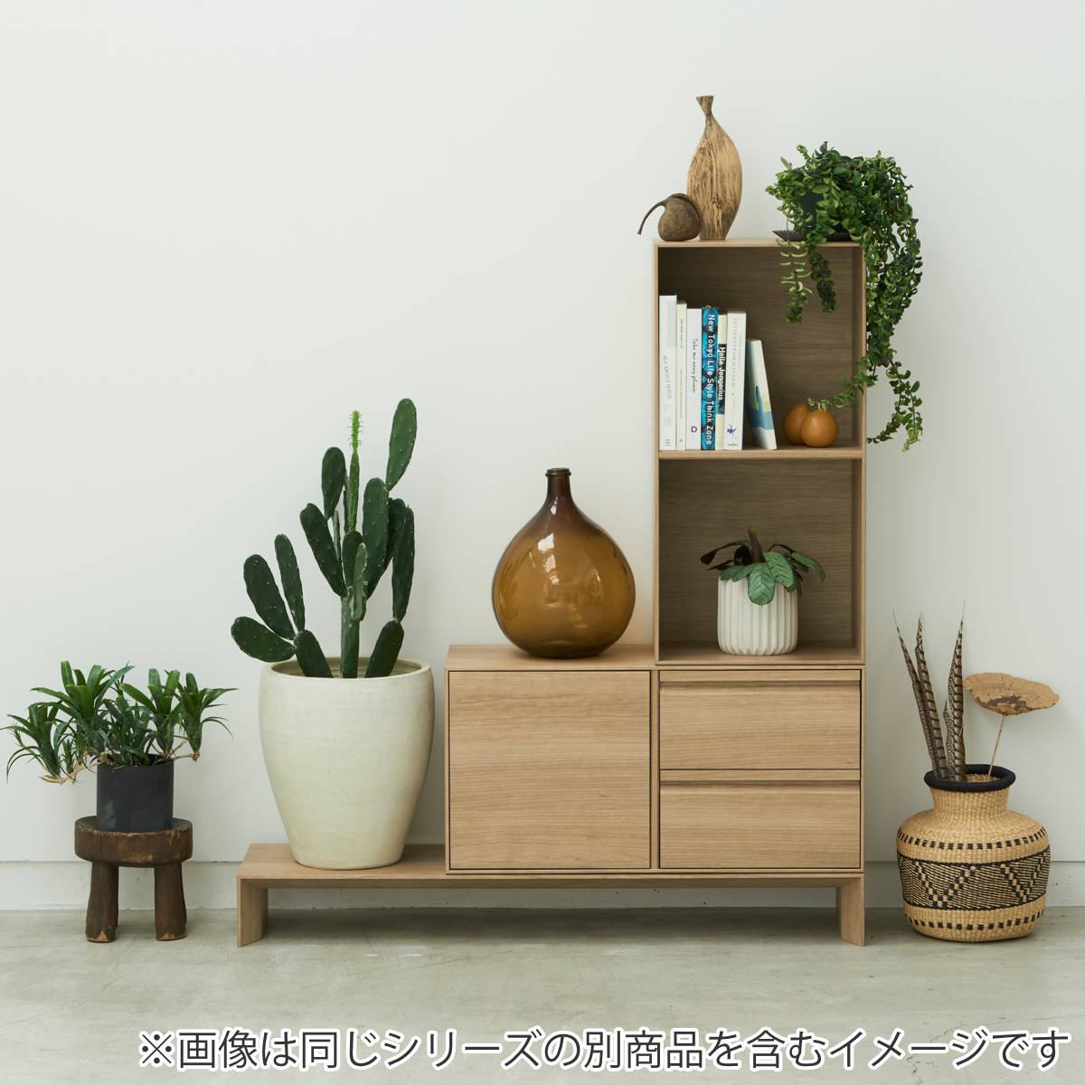 ブイティス 専用 脚ユニット 3モジュール 幅117.6cm （ V-TISS コンポーネント 専用脚 収納 家具 壁面収納 リビング家具 ）の画像