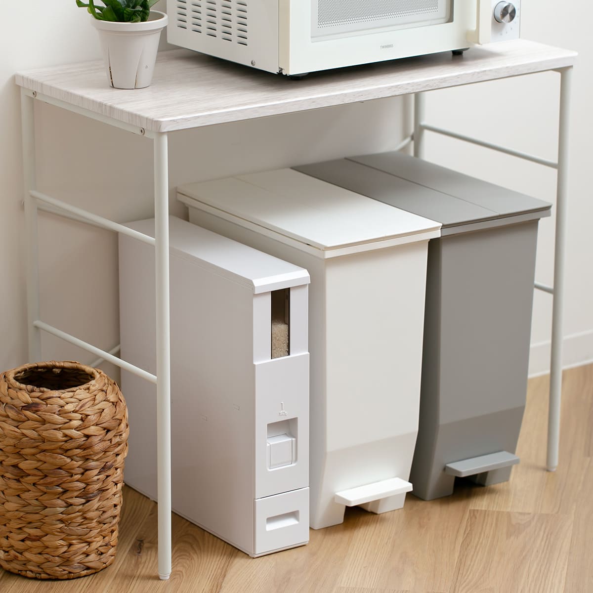 エムケー精工 特典付き 米びつ ライスエースS 6kg （ キャスター付き