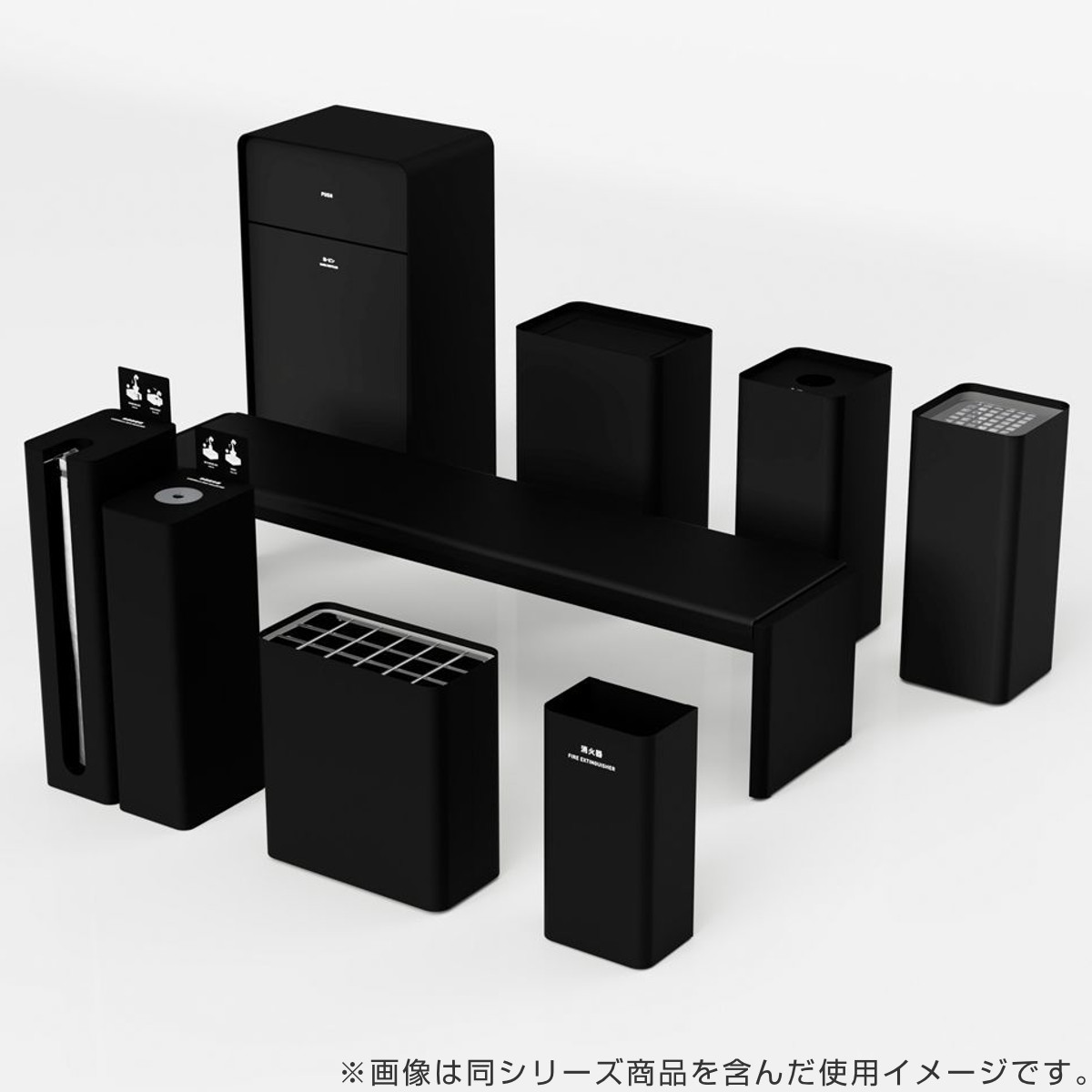 消火器カバー Mseries ( 法人限定 消防 消火 消火器 器具 隠す 目隠し カバー スチール 設置 飲食店 オフィス )