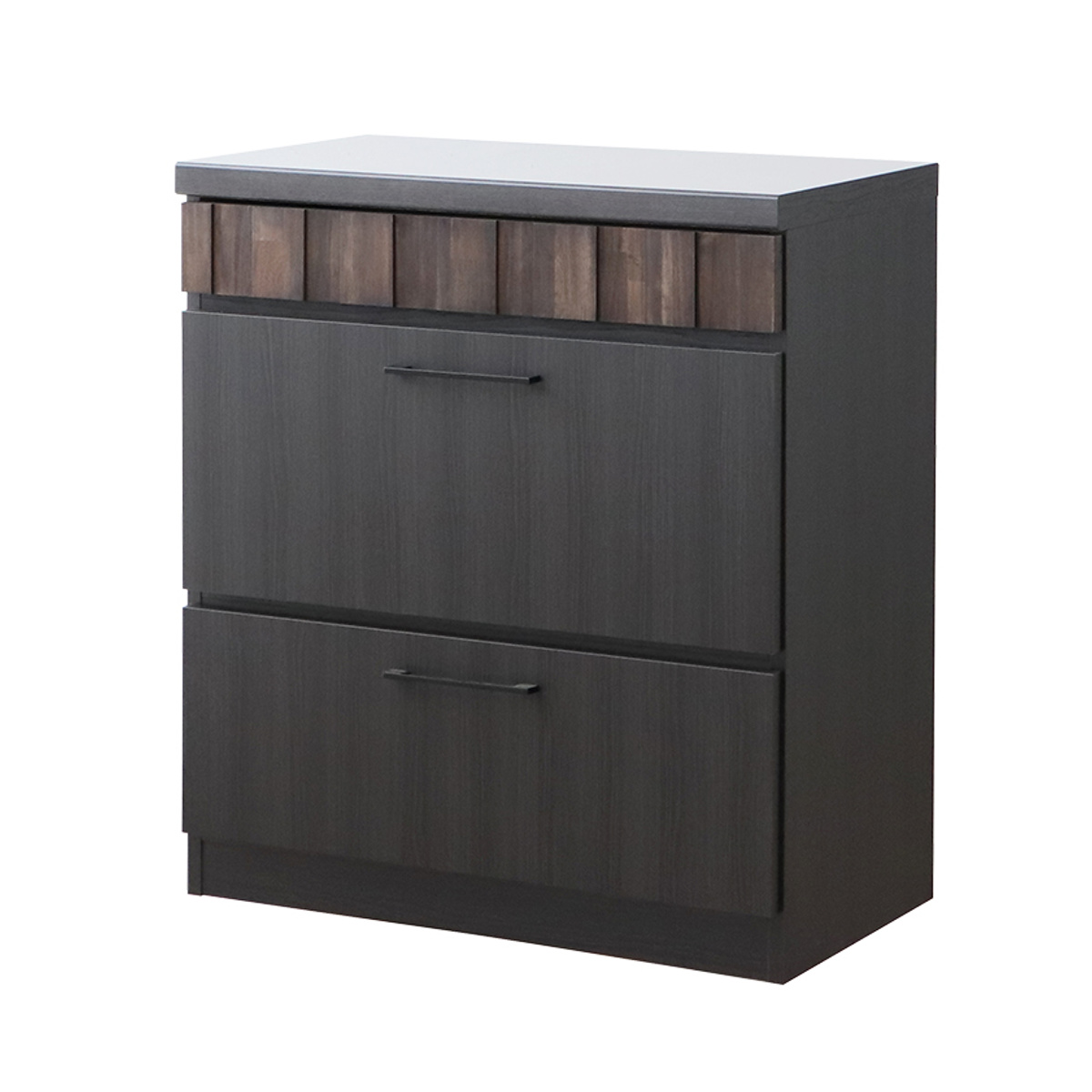 キッチンカウンター 引出しタイプ ステンレストップ RESE 幅80cm （ キッチン収納 収納 カウンター 棚 引出し 無垢 ）_10