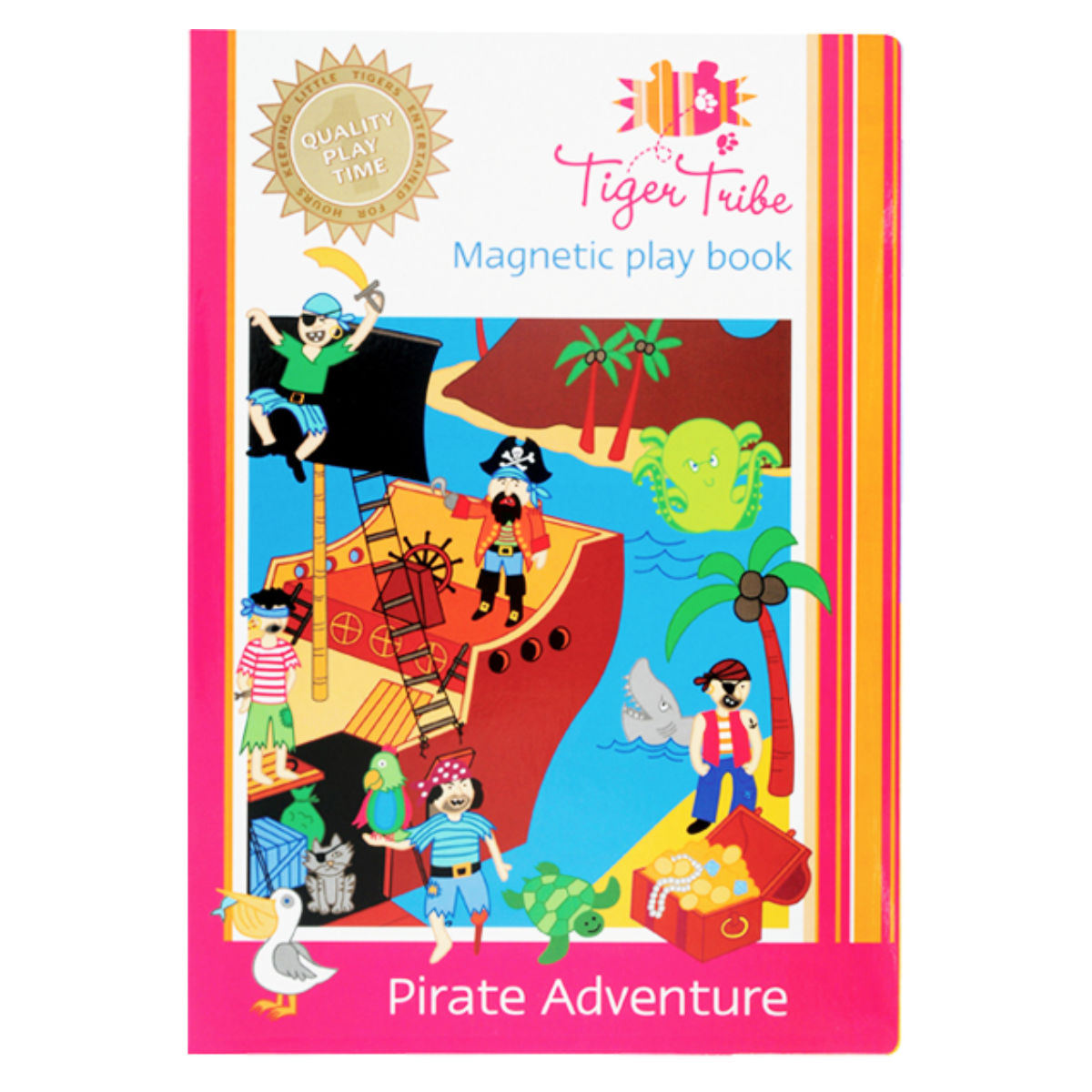 おもちゃ マグネットブック 海賊 （ 知育玩具 玩具 磁石 マグネット かいぞく 子供 幼児 キッズ 3歳 男の子 女の子 かわいい ）