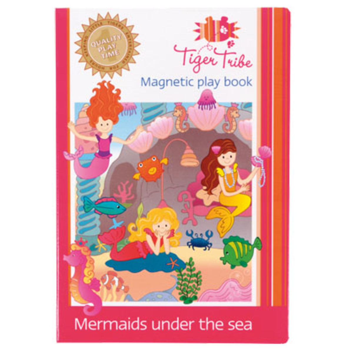 おもちゃ マグネットブック 人魚 （ 知育玩具 玩具 磁石 マグネット にんぎょ 子供 幼児 キッズ 3歳 男の子 女の子 かわいい ）