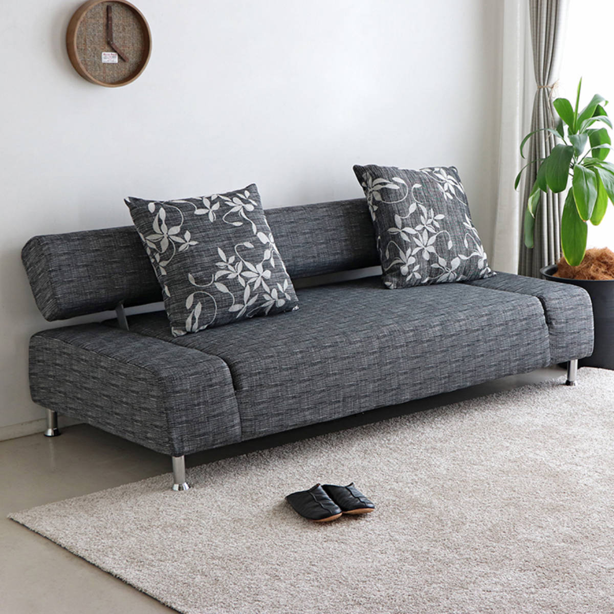 ソファーベッド 幅190cm セミダブル B-188C （ 2人掛け 3人掛け ソファ