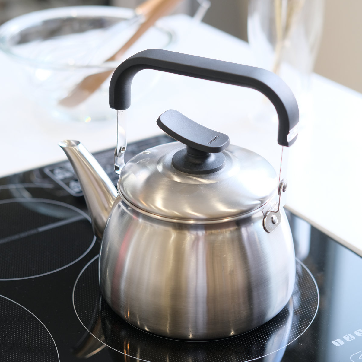 パール金属 広口ケトル 1.6L チーノ ステンレス製 （ IH対応 ガス火