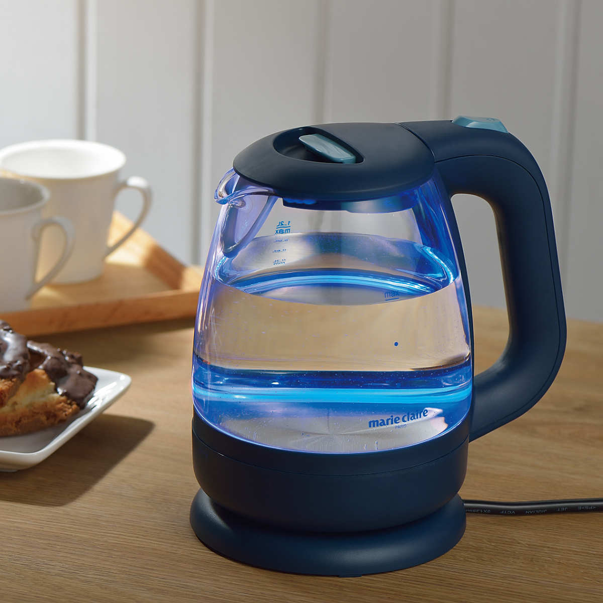 �d�C�P�g�� 1.2L Aqua Glass �}���E�N���[�� �d�C�|�b�g �i �d�C�|�b�g �������|�b�g �������� �������� �|�b�g �K���X �j