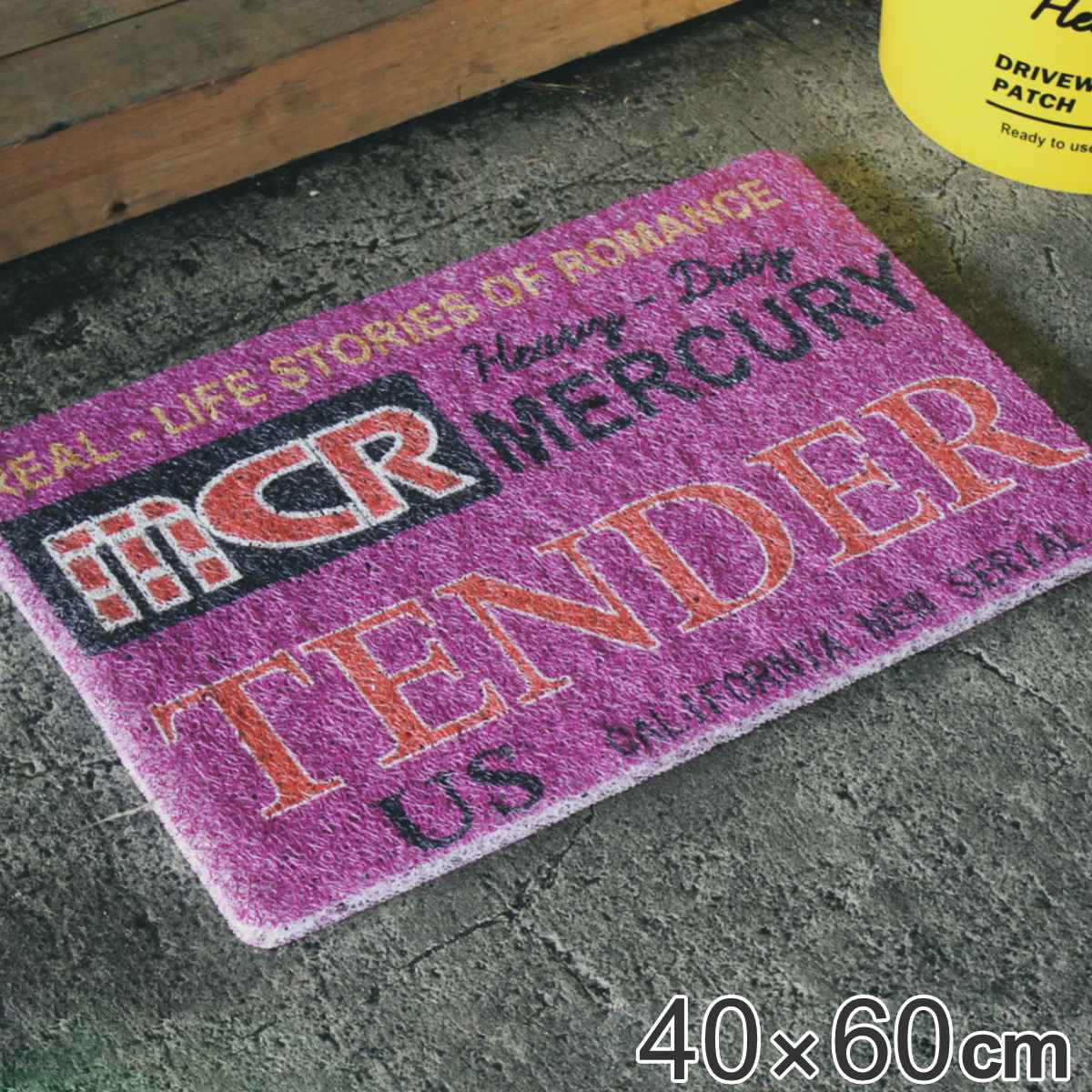 ���փ}�b�g ���O���p 40×60cm TENDER �i ���� �}�b�g �}�[�L�����[ ���O ���� ���p �c40 ��60 �A�����J�� �􂦂� �j