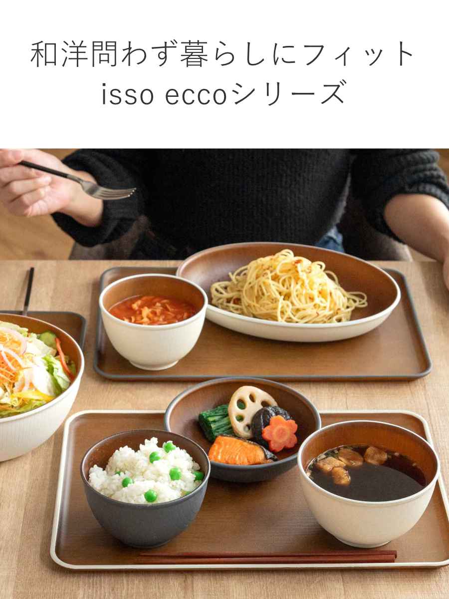 正和 コースター 12cm 木目調 isso ecco 同色5枚セット （ お茶用品