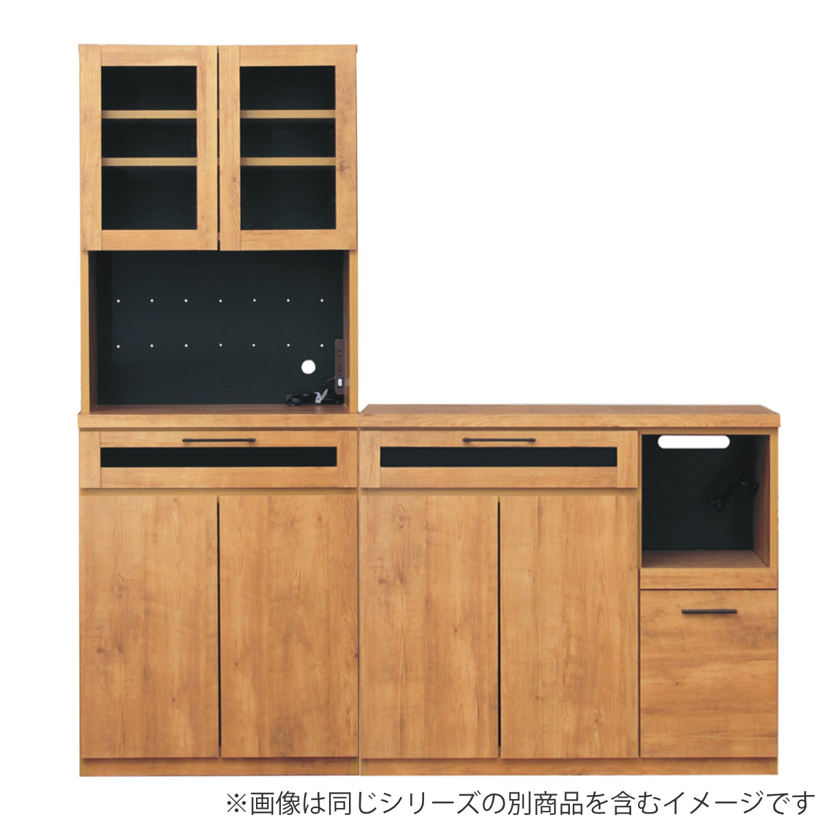キッチンボード ヴィンテージ調 NEITS 約幅70cm （ カップボード キッチン 収納 レンジ台 食器収納 日本製 完成品 ）