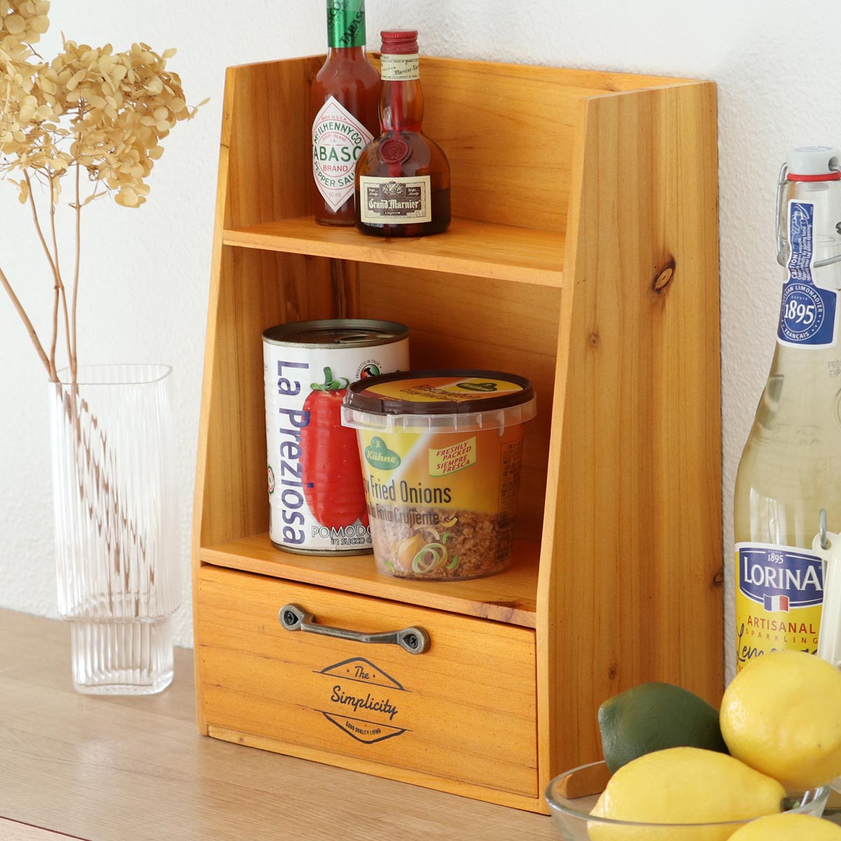 HABITER（アビテ） 調味料ラック ボワシー スパイスラック 木製